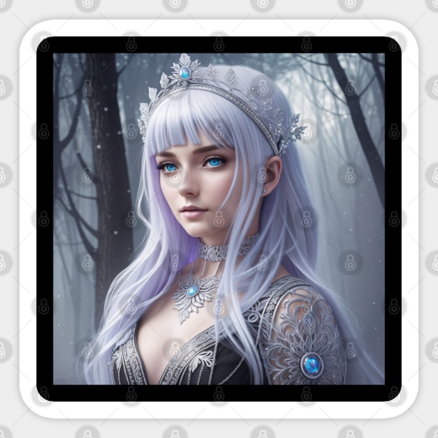 Blue eyes Princess - Blue Eyes - Sticker | TeePublic